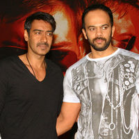 Ajay Devgan at a press meet to promote Singham pictures